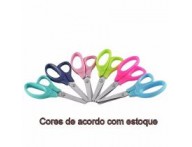 Tesoura Infantil com cabo colorido- Tesourinha escolar